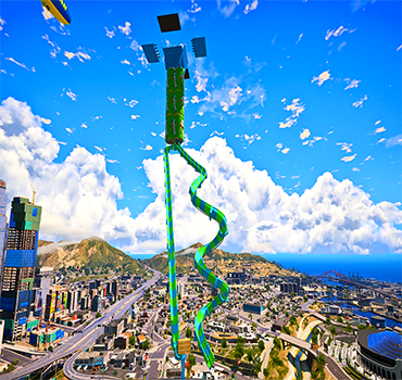 GTA 5 OMG STUNT JUMP MAP